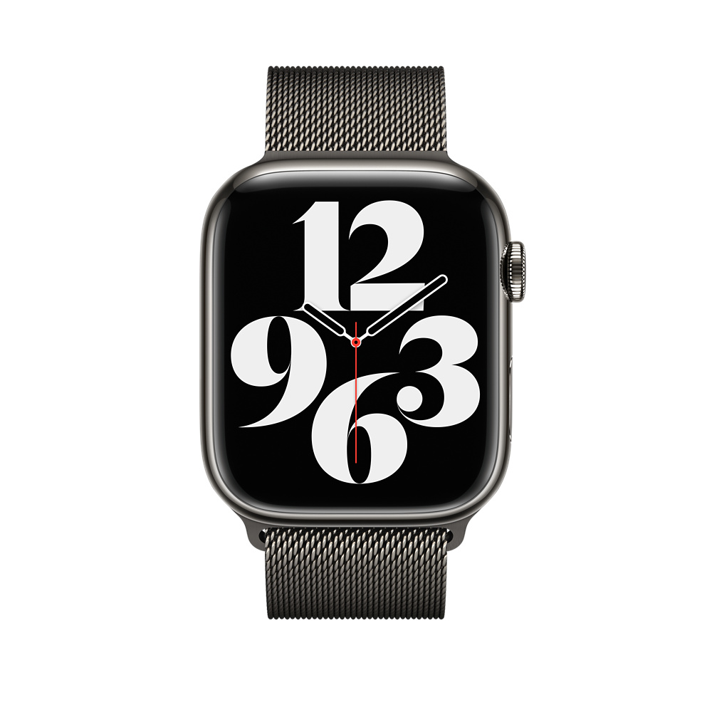 Браслет Stainless Steel Graphite Milanese Loop Apple Watch 45mm (ML773AM/A)