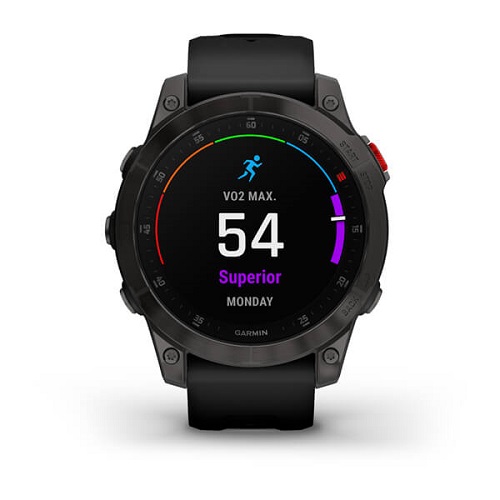 Умные часы Garmin epix (Gen 2) Sapphire - Black Titanium (010-02582-10)