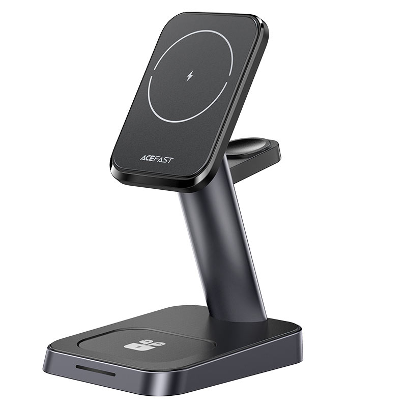 Беспроводное зарядное устройство ACEFAST Fast Wireless Charger Desktop Holder E3 3-in-1 Black