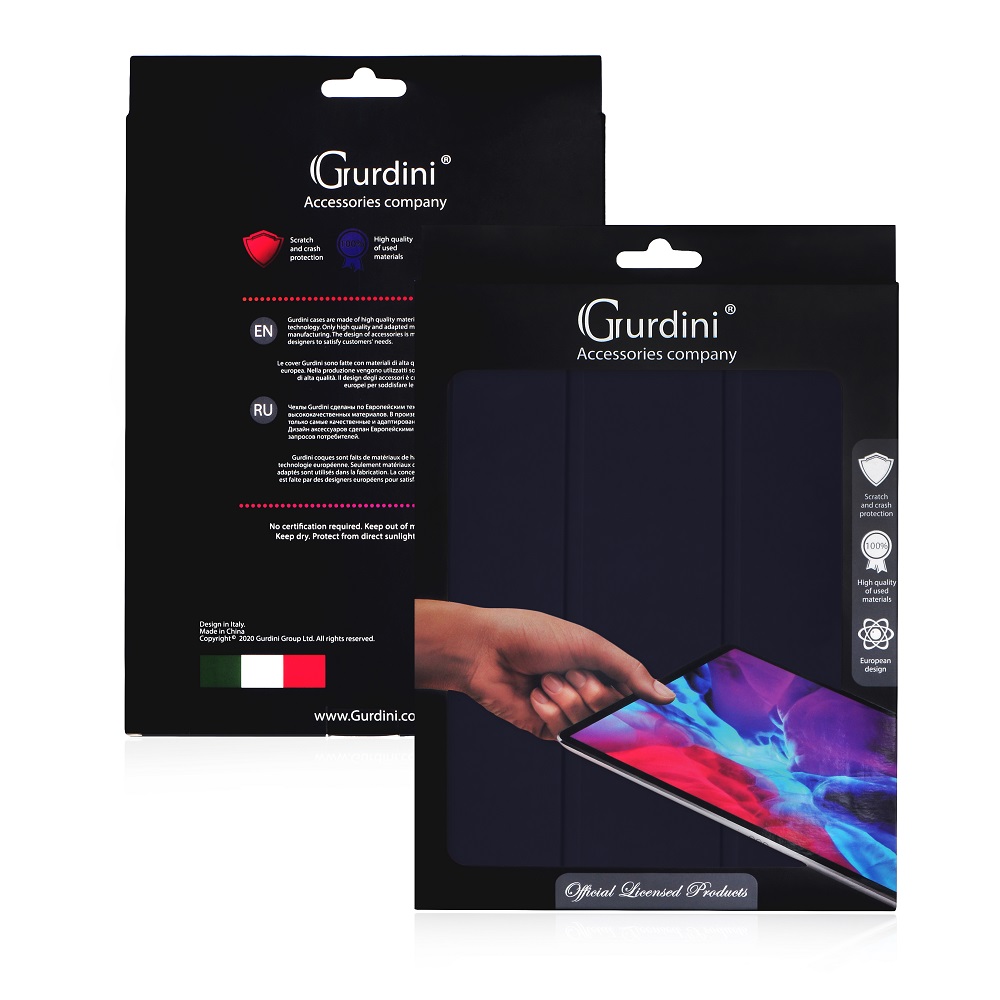 Чехол-книжка Gurdini Milano Series (pen slot) для iPad 10.9 (2022) Midnight Blue