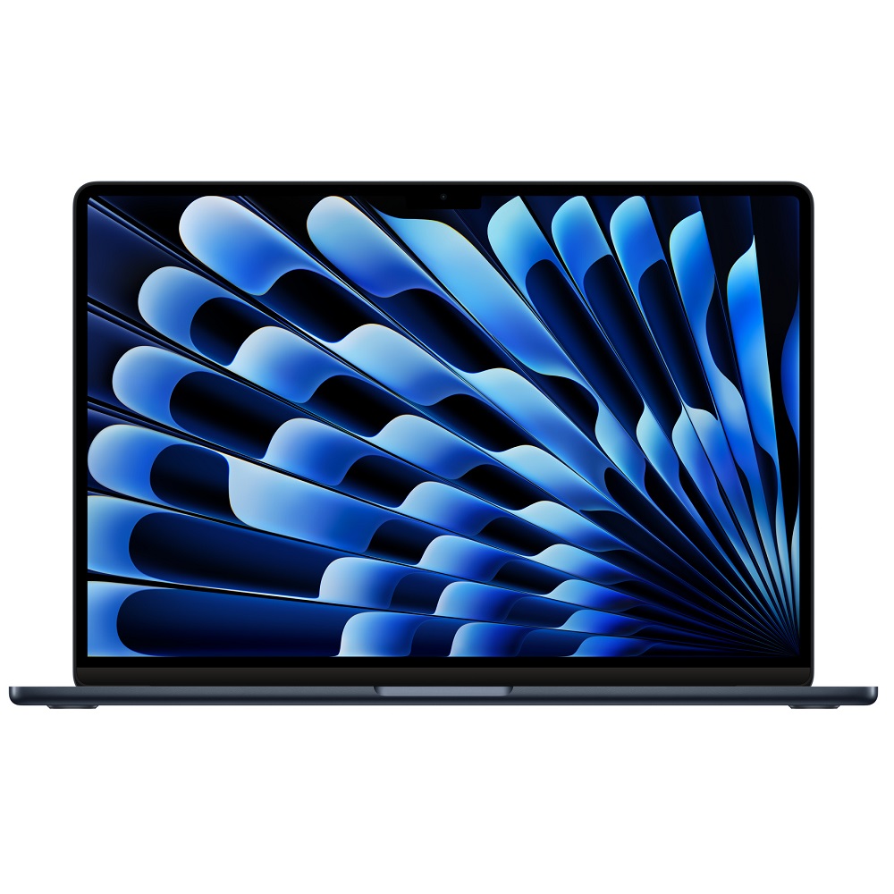 15.3 Ноутбук Apple MacBook Air 15 2024 2880x1864, Apple M3, RAM 16 ГБ, SSD 256 ГБ, Apple graphics 10-core, macOS, MC9G4, Midnight, английская раскладка