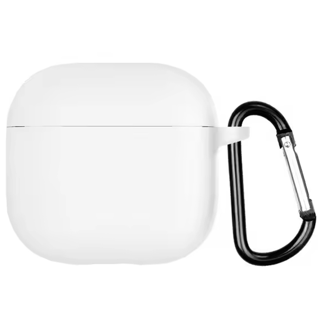 Силиконовый чехол Naturally White для AirPods 4