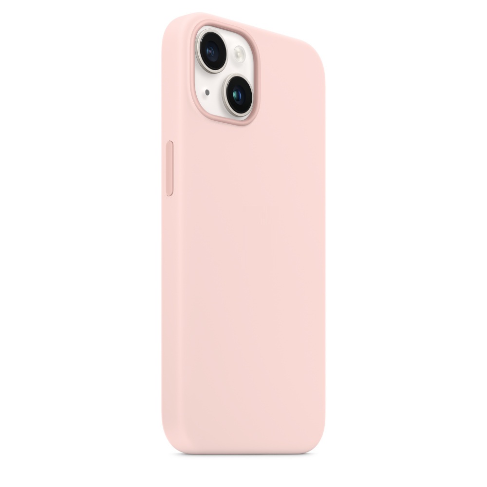 Силиконовый чехол Naturally Silicone Case with MagSafe Chalk Pink для iPhone 14