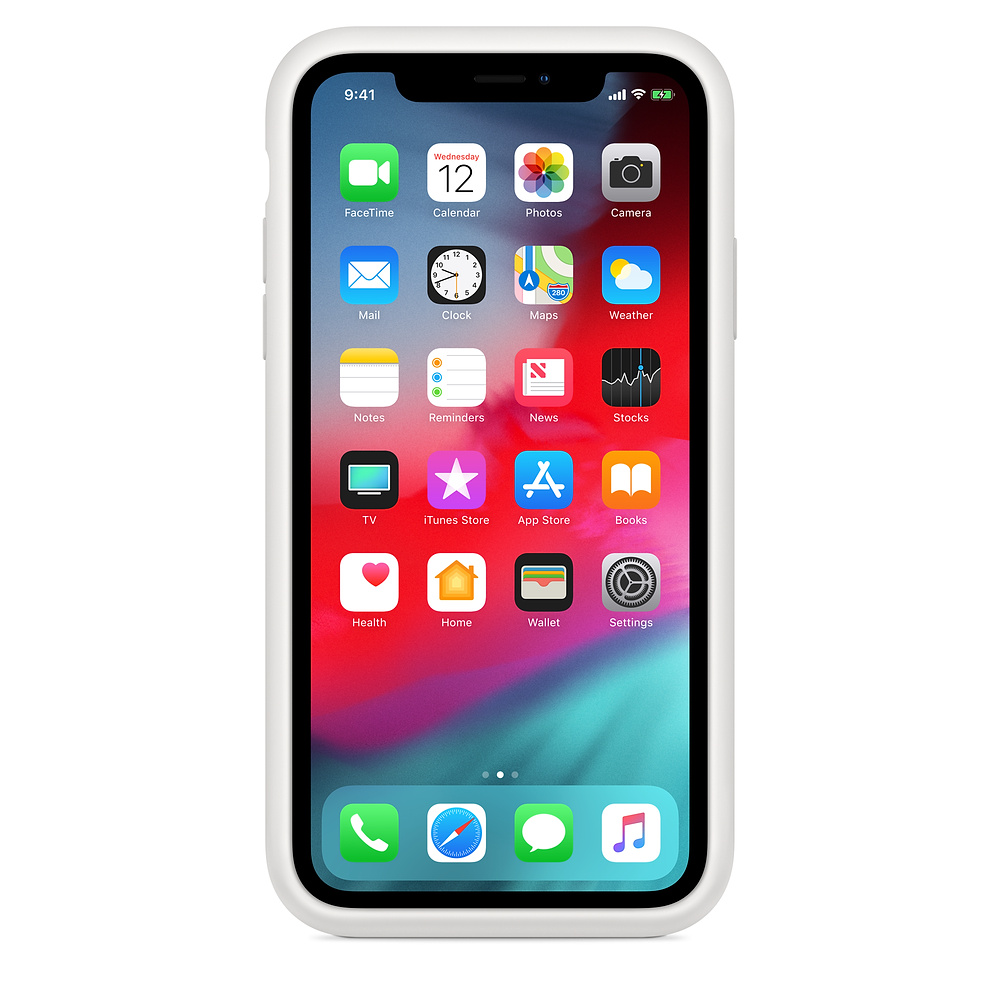 Силиконовый чехол-аккумулятор Apple iPhone XR Smart Battery Case White (MU7N2ZM/A) для iPhone XR