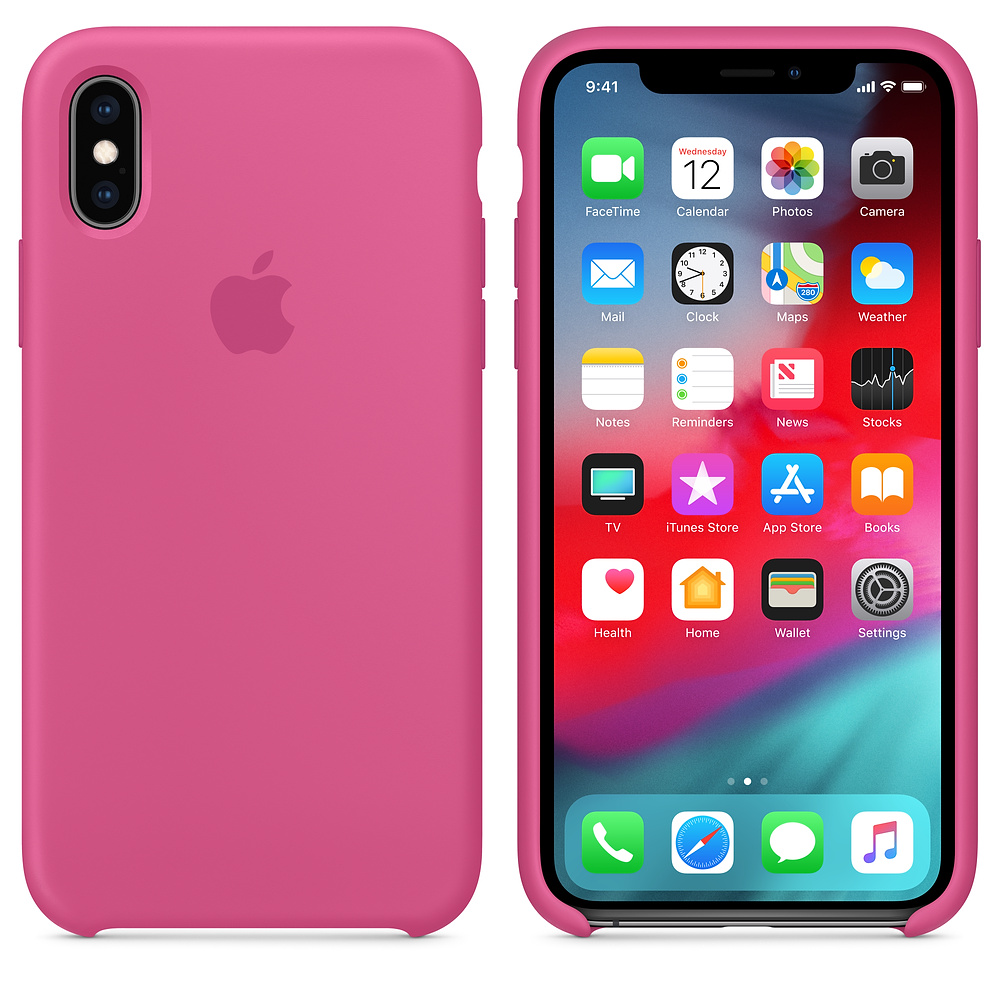 Силиконовый чехол Apple iPhone XS Silicone Case - Dragon Fruit (MW9A2ZM/A) для iPhone XS