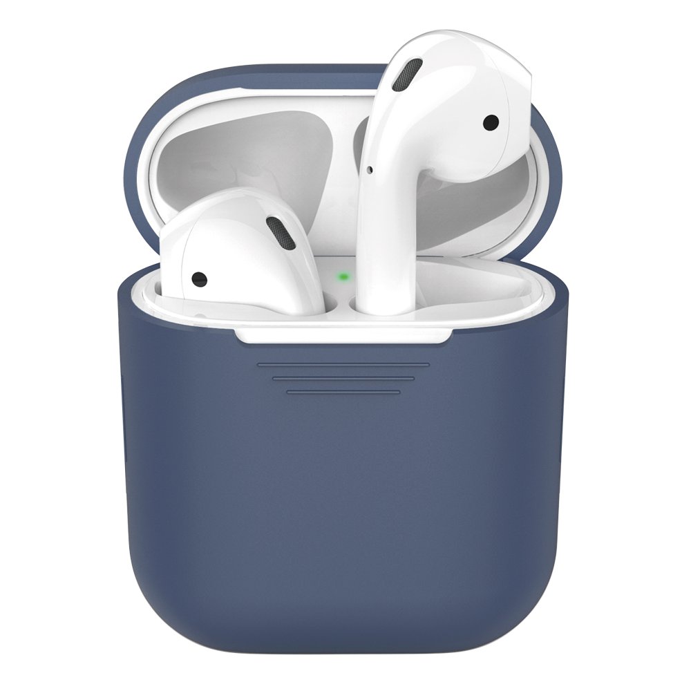 Силиконовый чехол Deppa Blue для AirPods (47004)