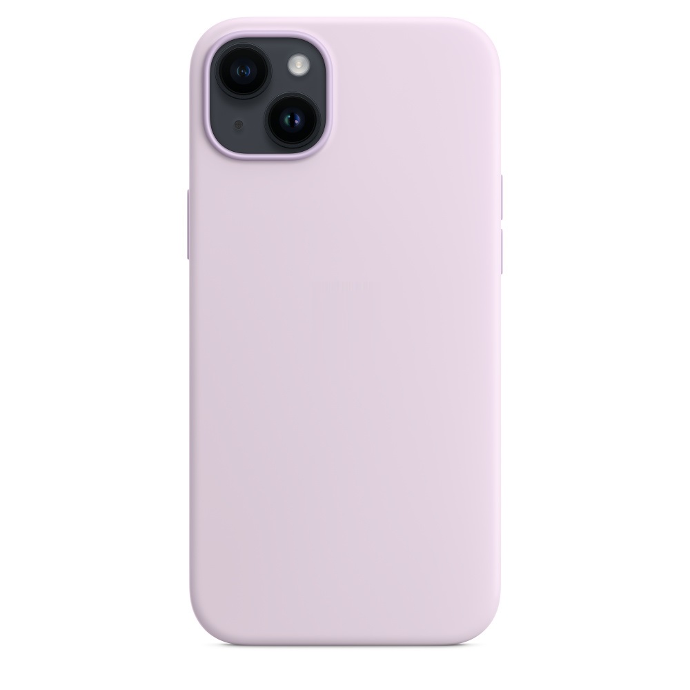 Силиконовый чехол Naturally Silicone Case with MagSafe Lilac для iPhone 14 Plus