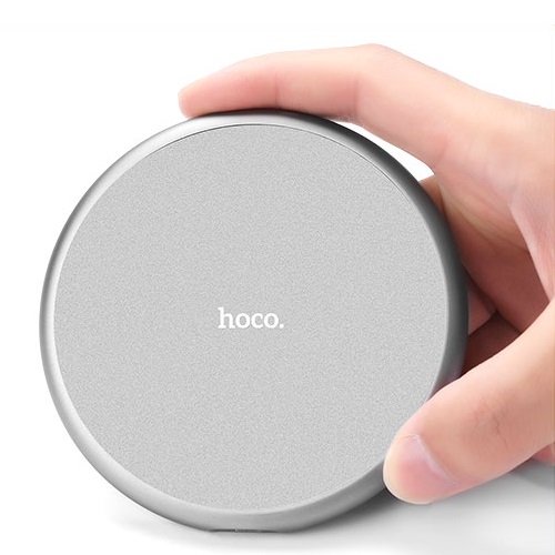 Беспроводное зарядное устройство Hoco CW3A Round Wireless Charging Gray