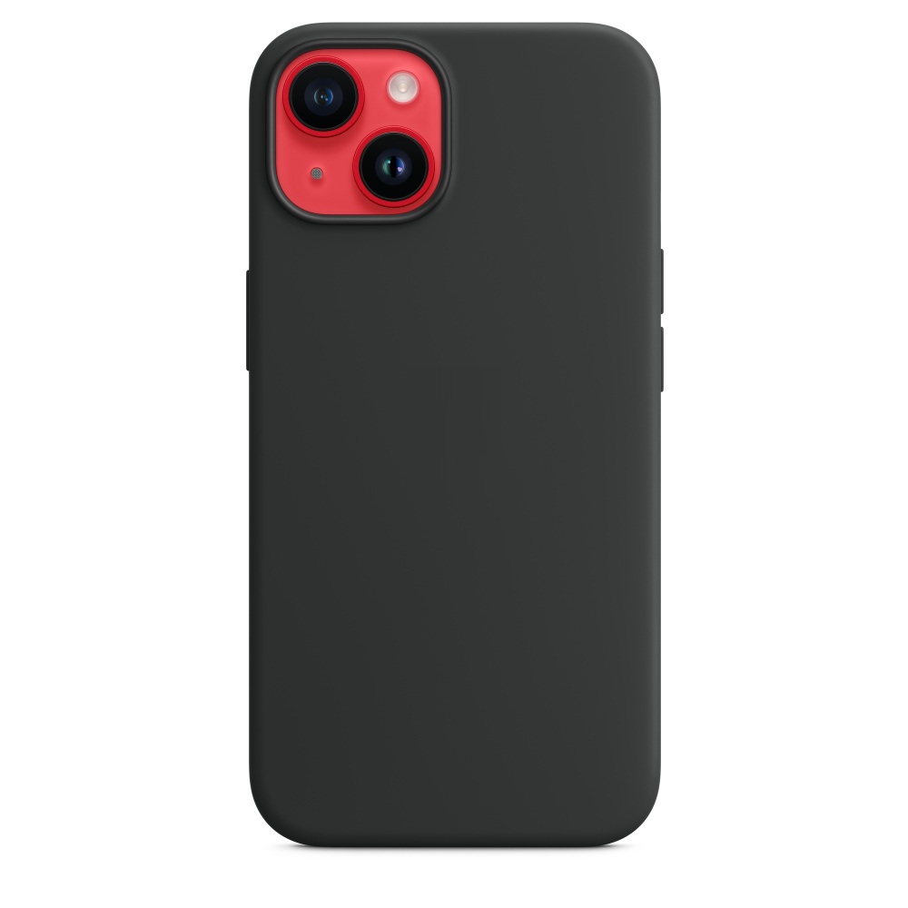 Силиконовый чехол Naturally Silicone Case with MagSafe Midnight для iPhone 14