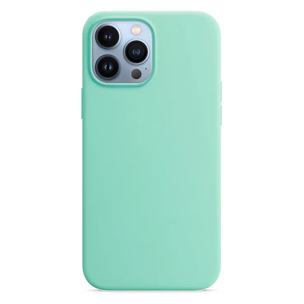 Силиконовый чехол Naturally Silicone Case Mint для iPhone 13 Pro