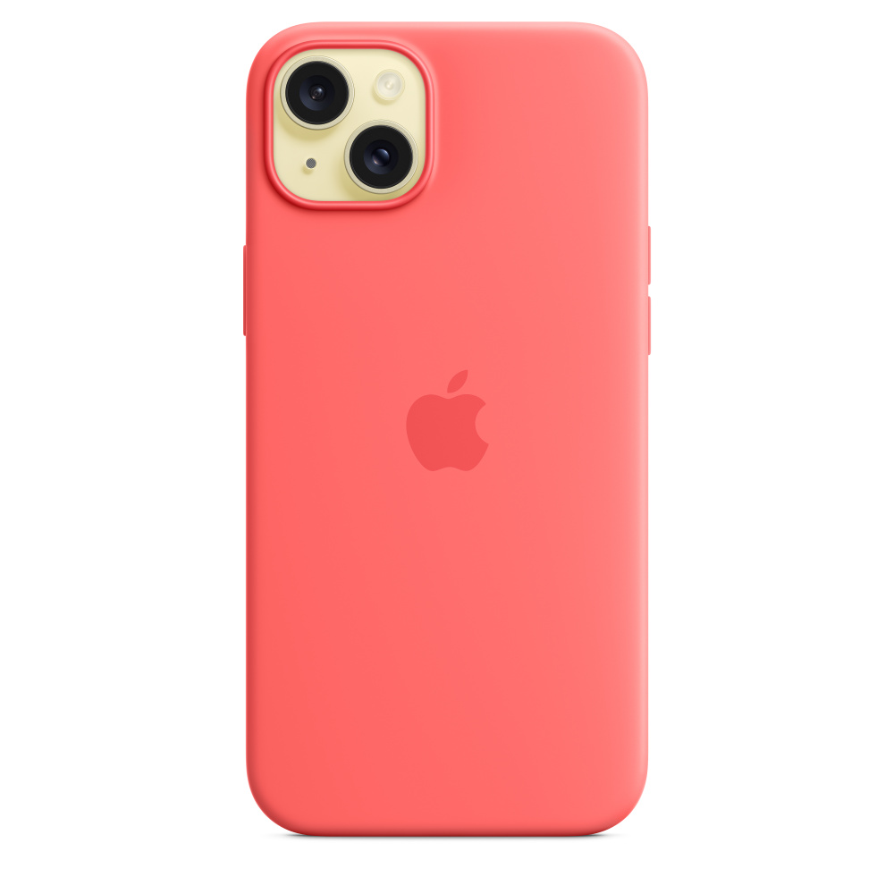 Силиконовый чехол Apple iPhone 15 Plus Silicone Case with MagSafe - Guava (MT163ZM/A) для iPhone 15 Plus