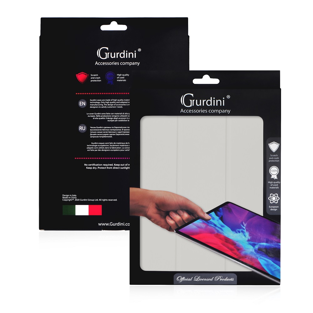 Чехол-книжка Gurdini Milano Series (pen slot) для iPad 10.9 (2022) Stone