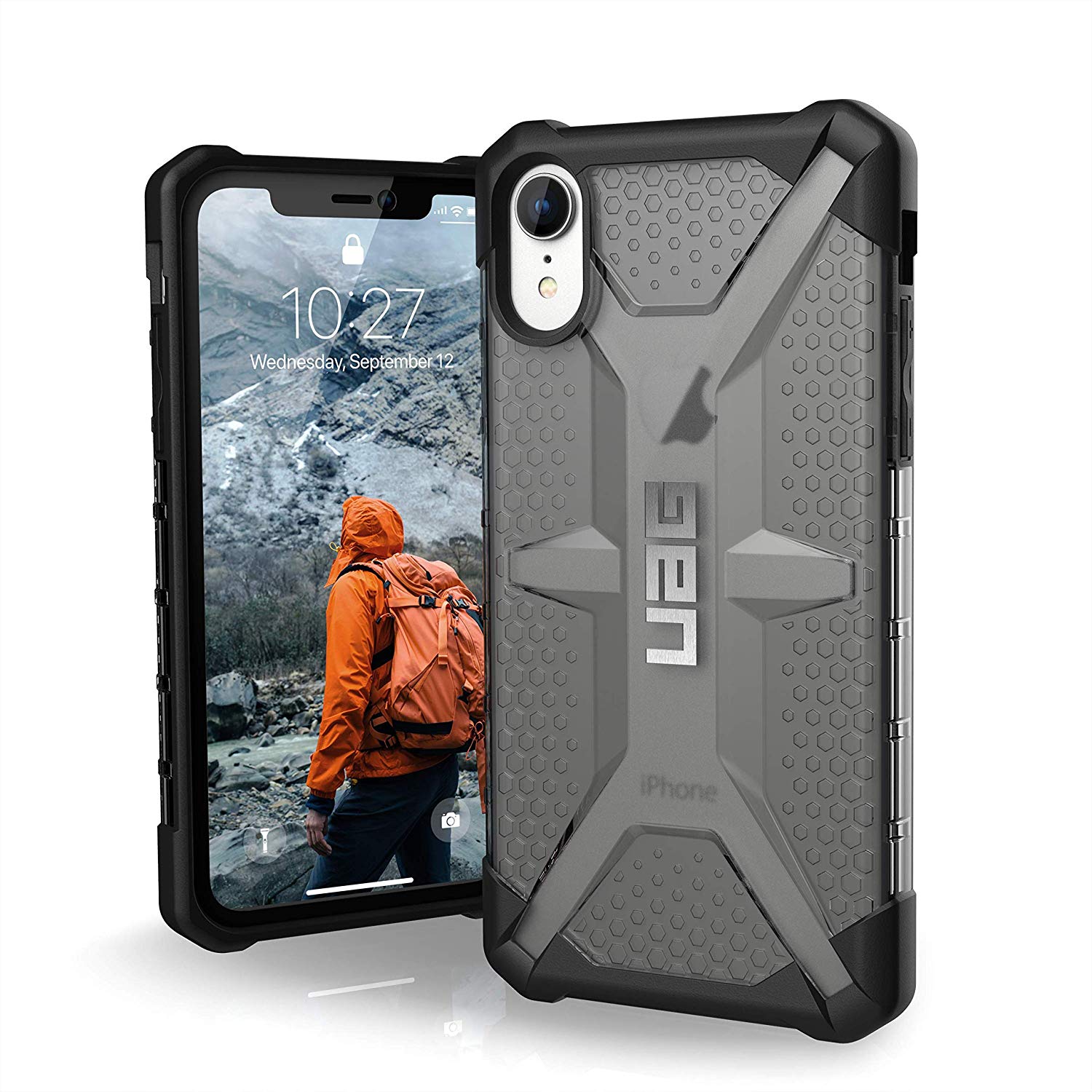 Чехол UAG Plasma Ash для iPhone Xr