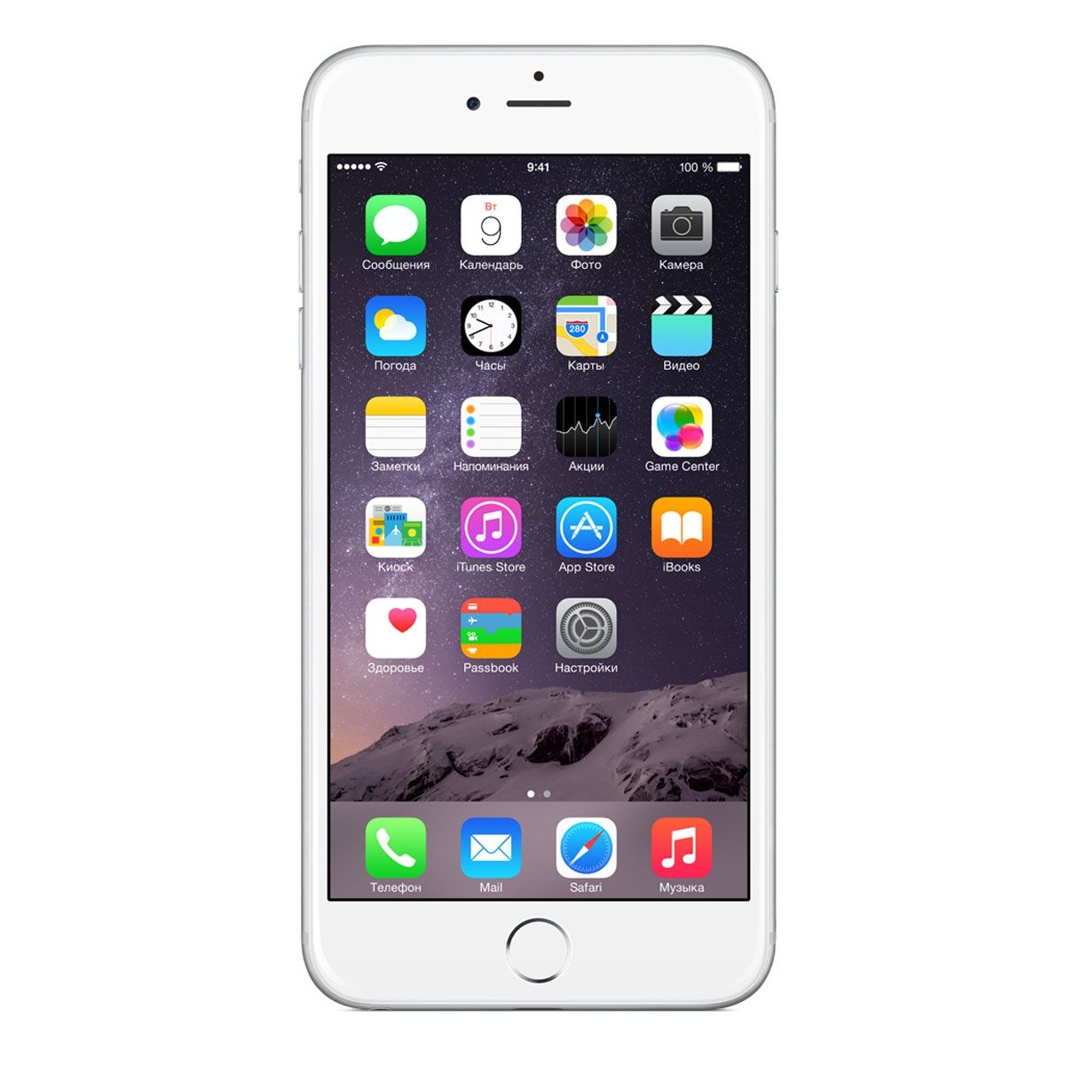 Смартфон Apple iPhone 6 Plus 16Gb Silver (A1524)