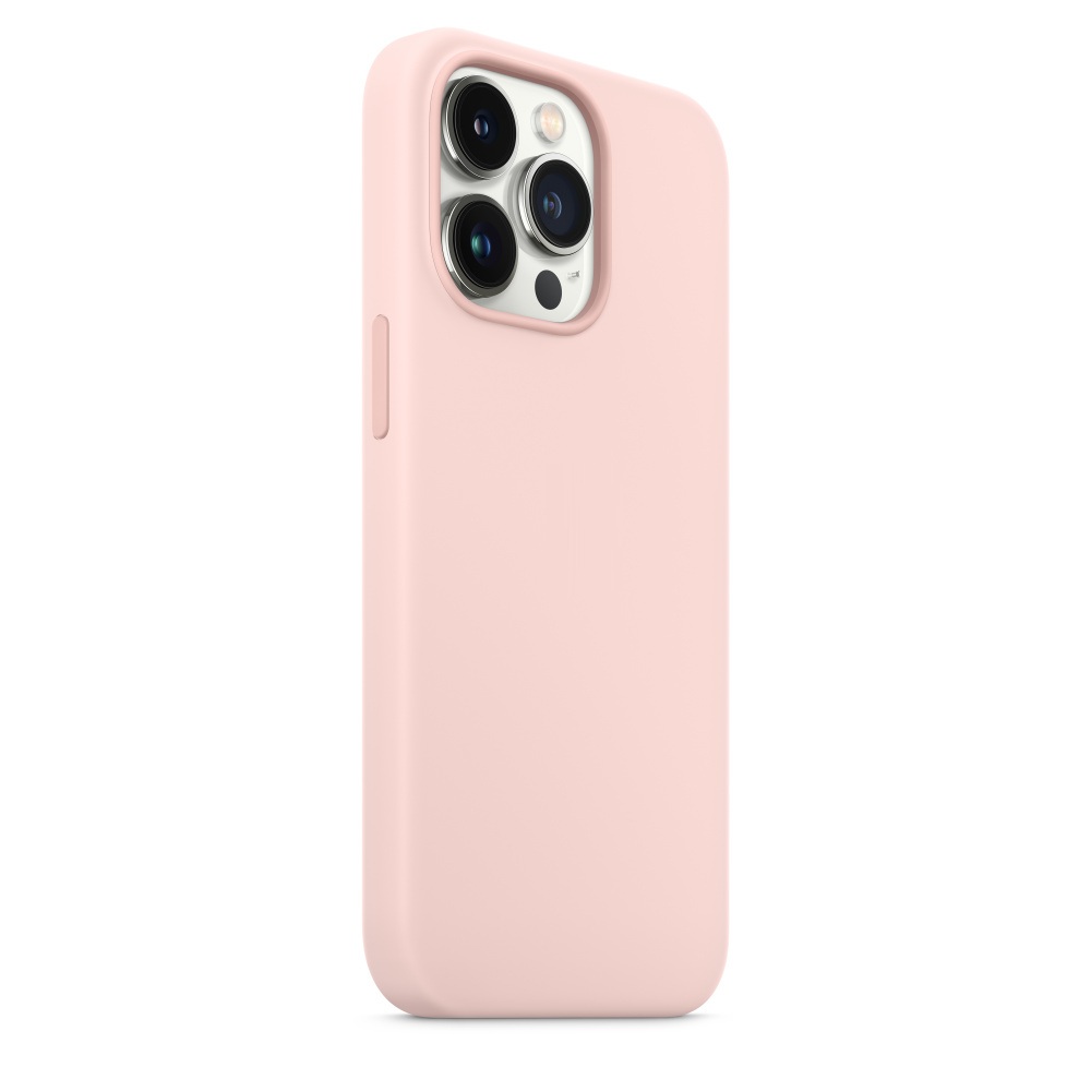 Силиконовый чехол Naturally Silicone Case with MagSafe Chalk Pink для iPhone 13 Pro