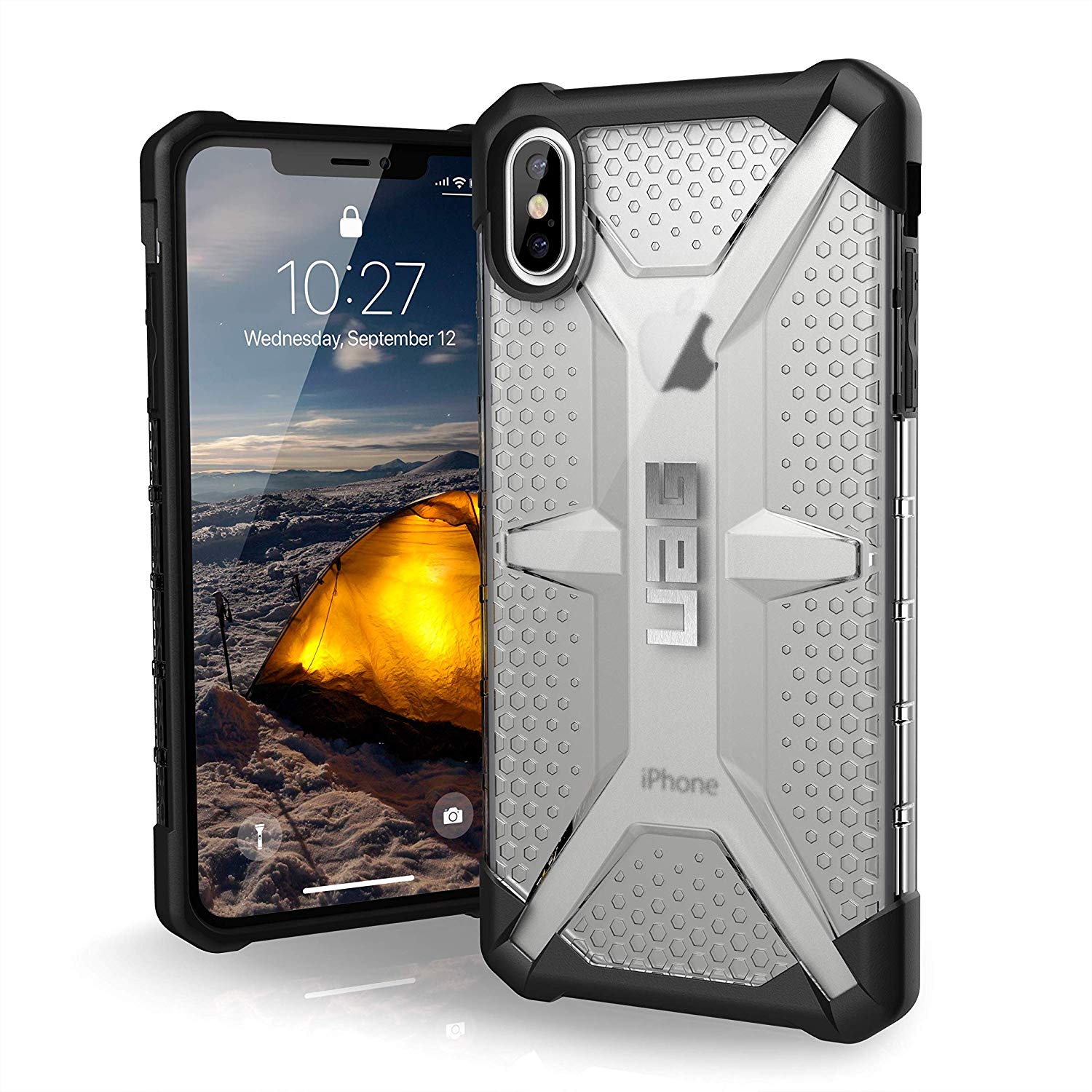 Противоударный защитный чехол UAG Plasma Ice для iPhone XS Max