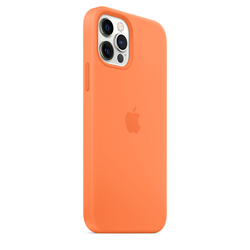 Силиконовый чехол Apple iPhone 12/12 Pro Silicone Case with MagSafe - Kumquat (MHKY3ZE/A) для iPhone 12/12 Pro