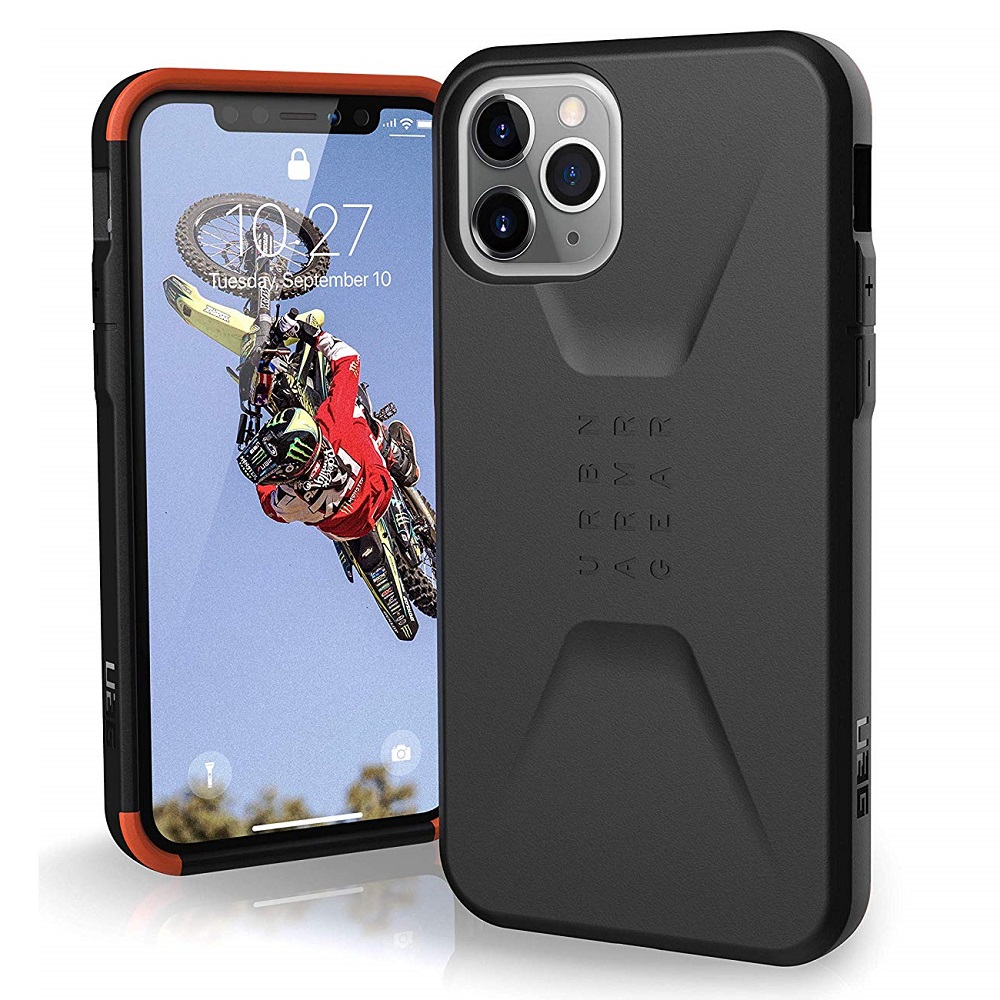 Противоударный защитный чехол UAG Civilian Black для iPhone 11 Pro