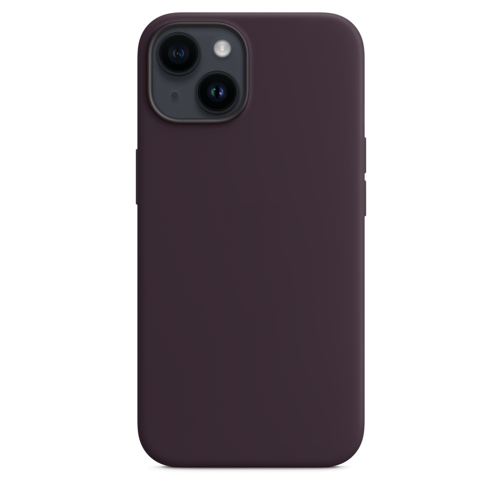 Силиконовый чехол  Naturally Silicone Case with MagSafe Elderberry для iPhone 14