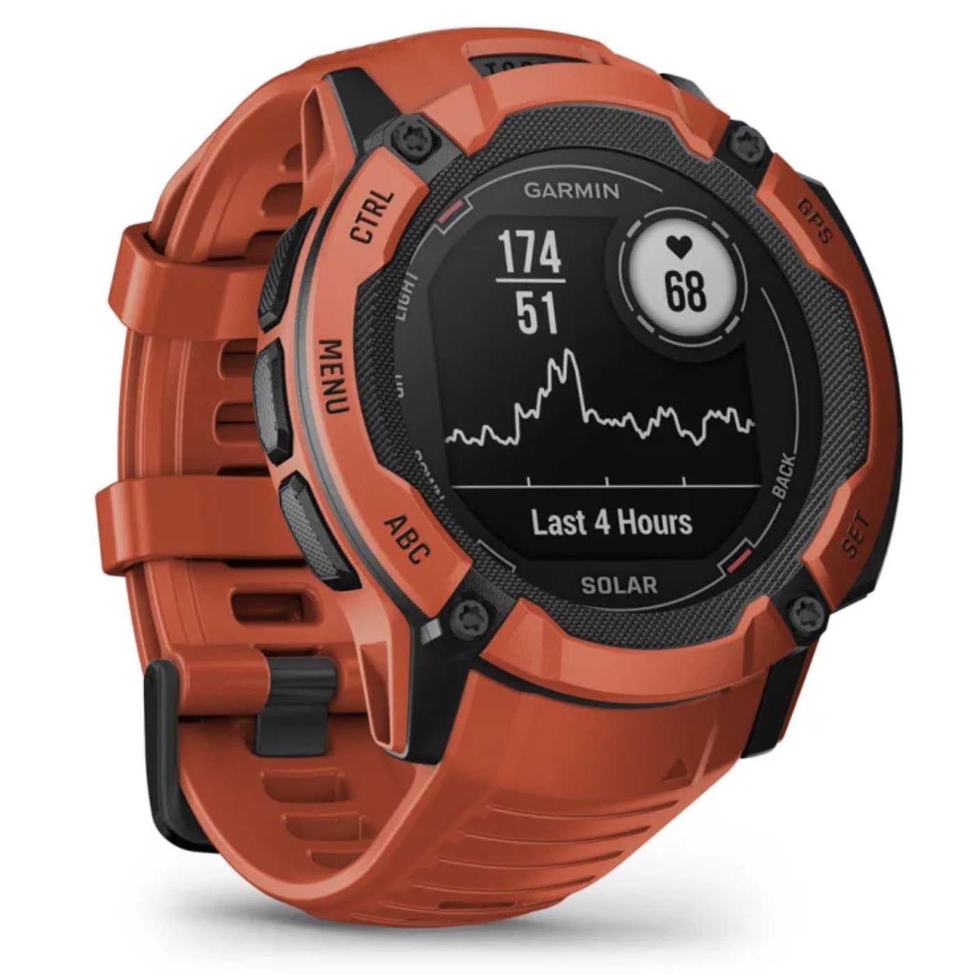 Умные часы Garmin Instinct 2X Solar Flame Red (010-02805-01)