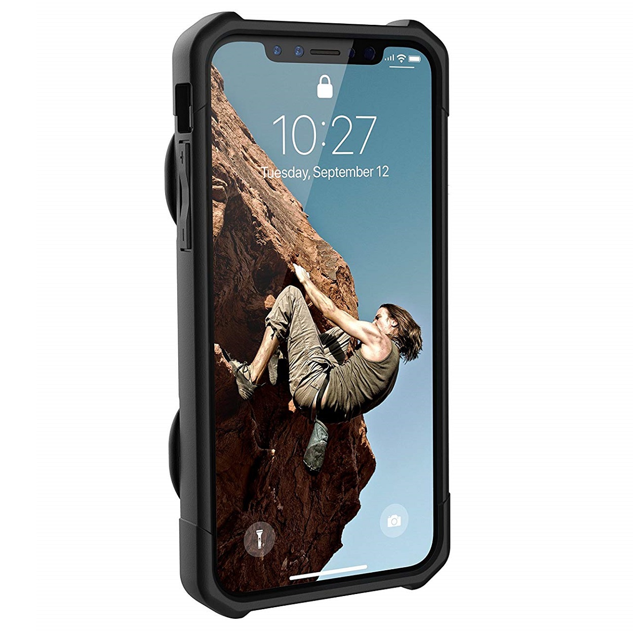 Противоударный защитный чехол UAG Trooper Black для iPhone X/XS