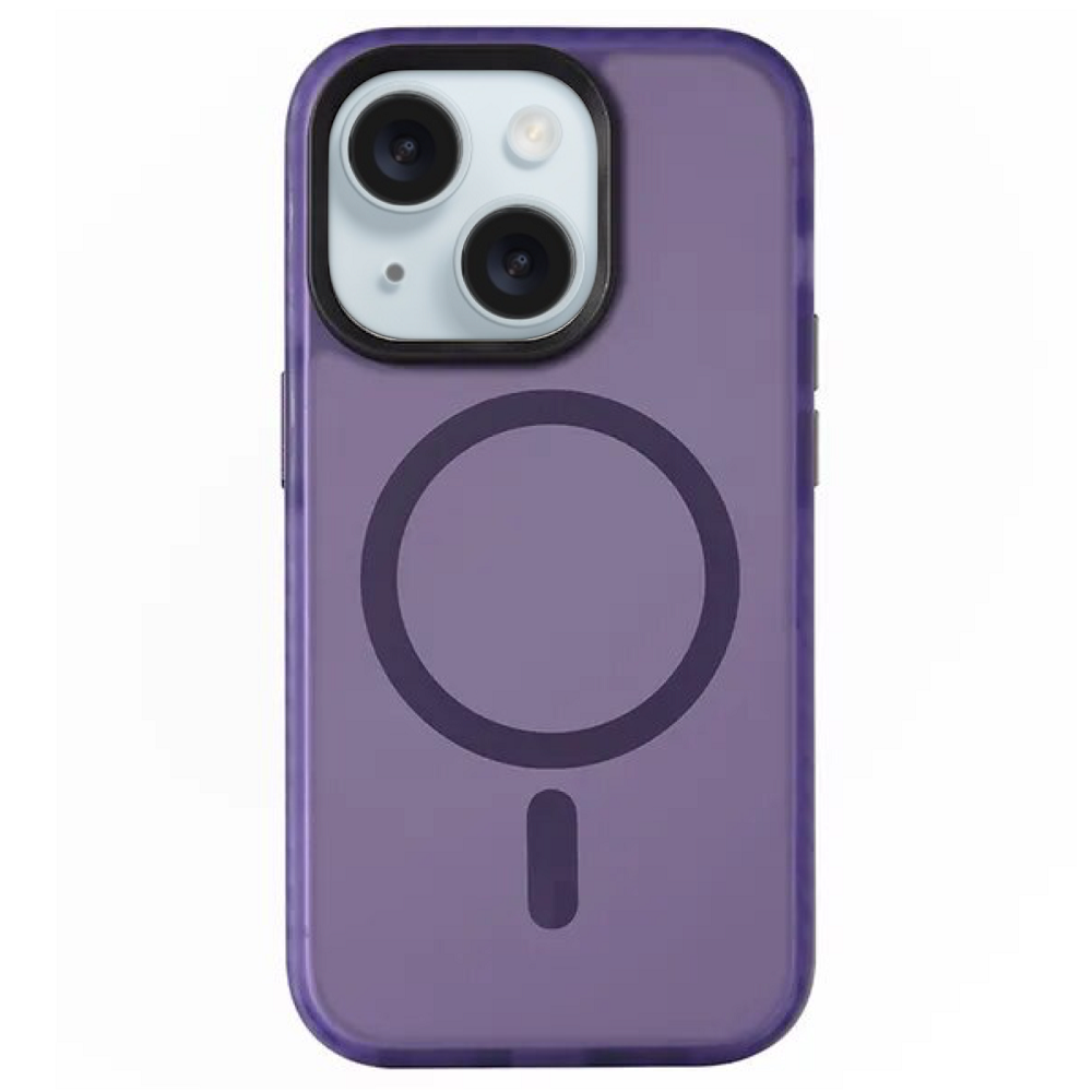 Чехол Gurdini Nano Series with Magsafe Purple для iPhone 15 Plus