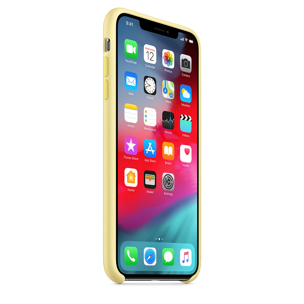 Силиконовый чехол Apple iPhone XS Max Silicone Case - Mellow Yellow (MUJR2ZM/A) для iPhone XS Max