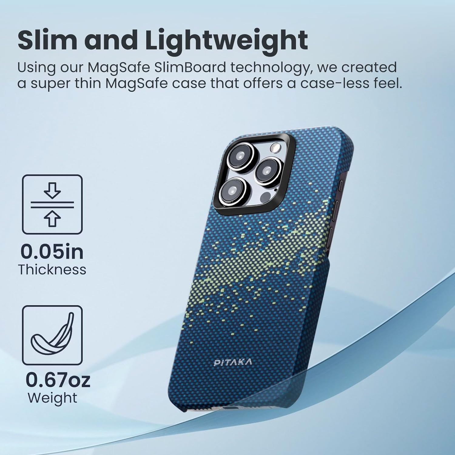 Чехол Pitaka StarPeak MagEZ Case 4 для iPhone 15 Pro (6.1) Milky Way Galaxy