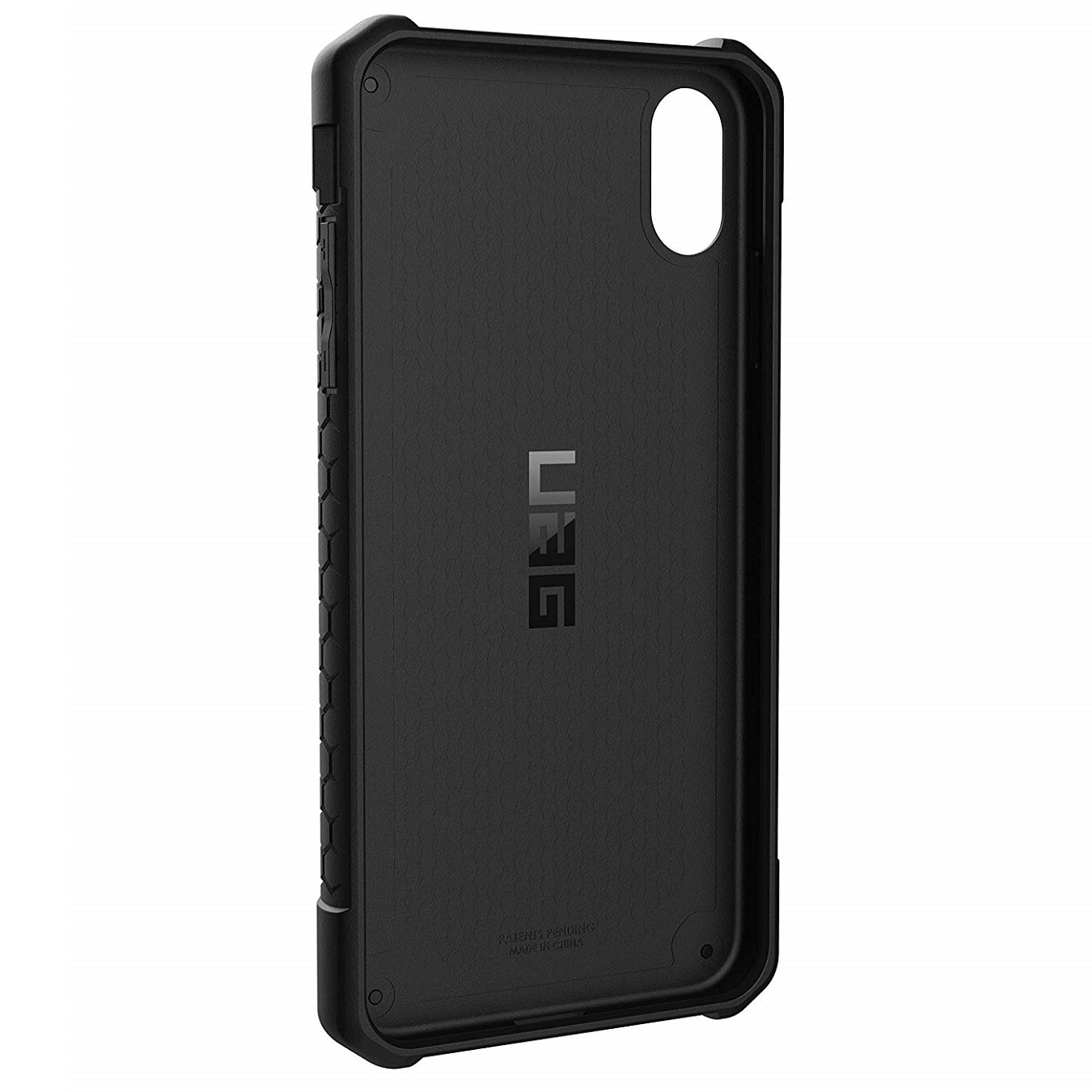 Противоударный защитный чехол UAG Monarch Black Leather для iPhone Xs Max