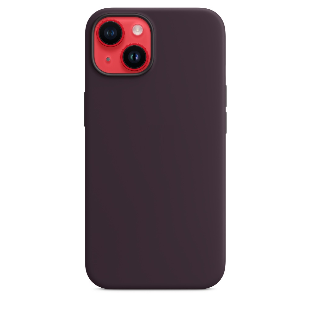 Силиконовый чехол  Naturally Silicone Case with MagSafe Elderberry для iPhone 14