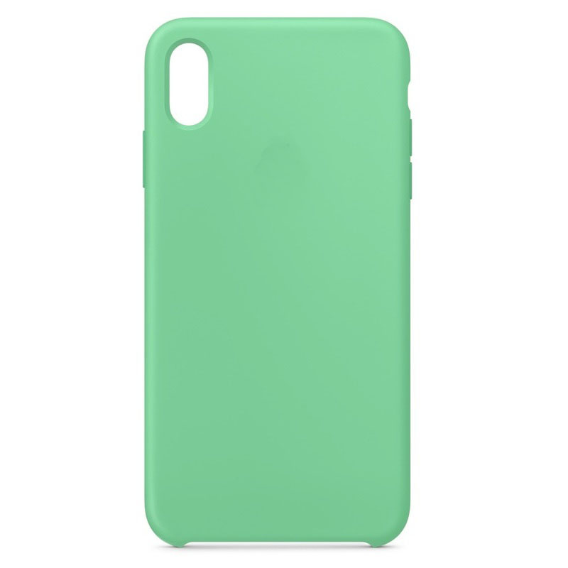 Силиконовый чехол Naturally Silicone Case Spearmint для iPhone XS