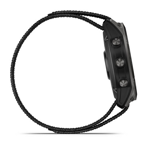 Умные часы Garmin Enduro 2 Sapphire Solar Carbon Grey DLC Titanium with Ultrafit Band (010-02754-01)