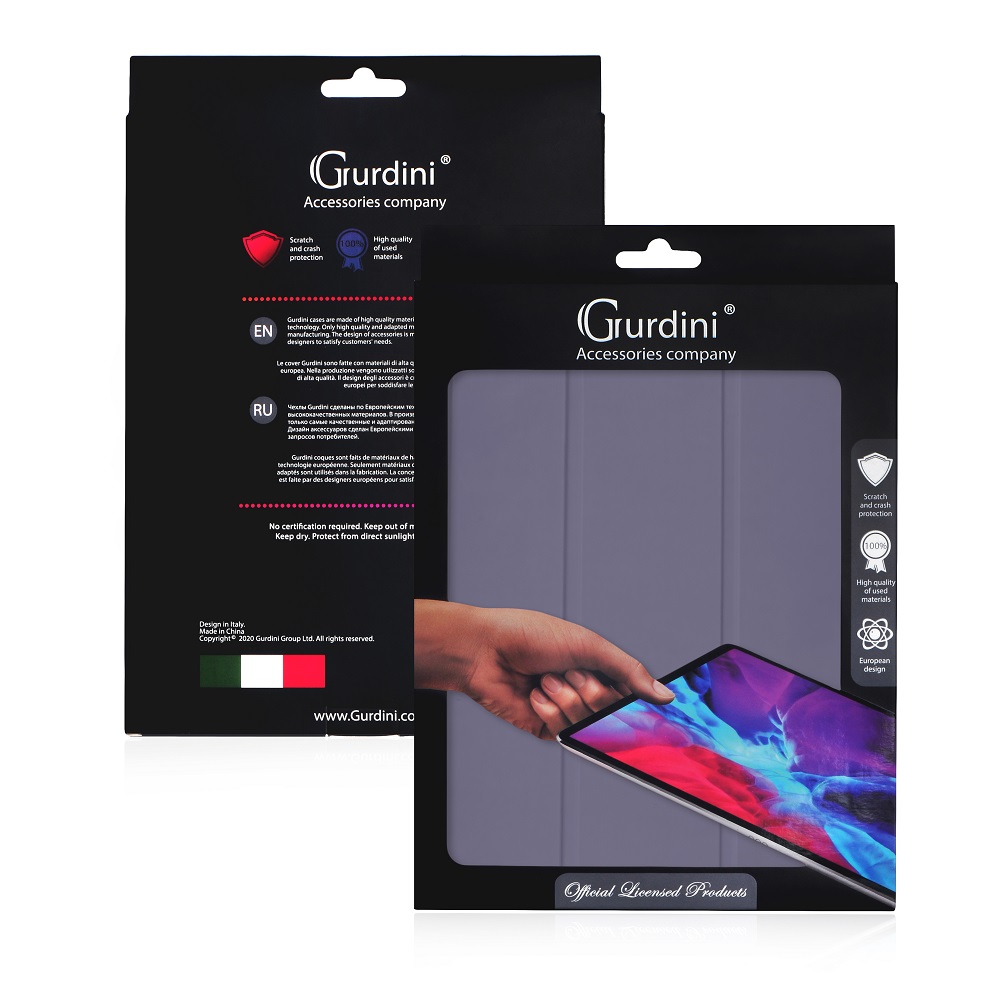 Чехол-книжка Gurdini Milano Series (pen slot) для iPad 10.9 (2022) Lavender