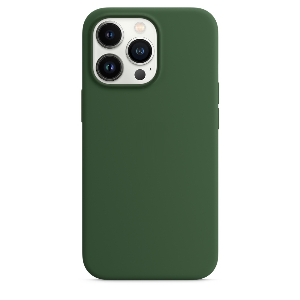 Силиконовый чехол Naturally Silicone Case with MagSafe Clover для iPhone 13 Pro