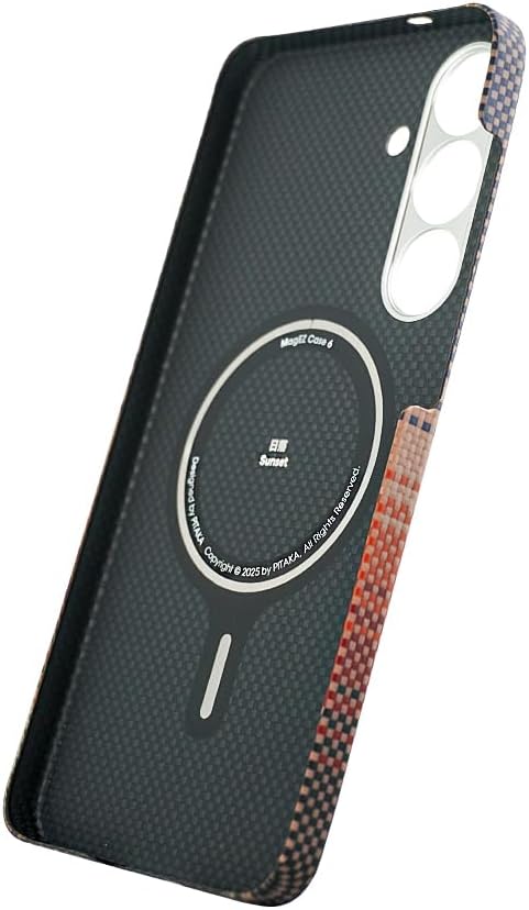 Чехол Pitaka Tactile Woven Case Sunset для Samsung S25