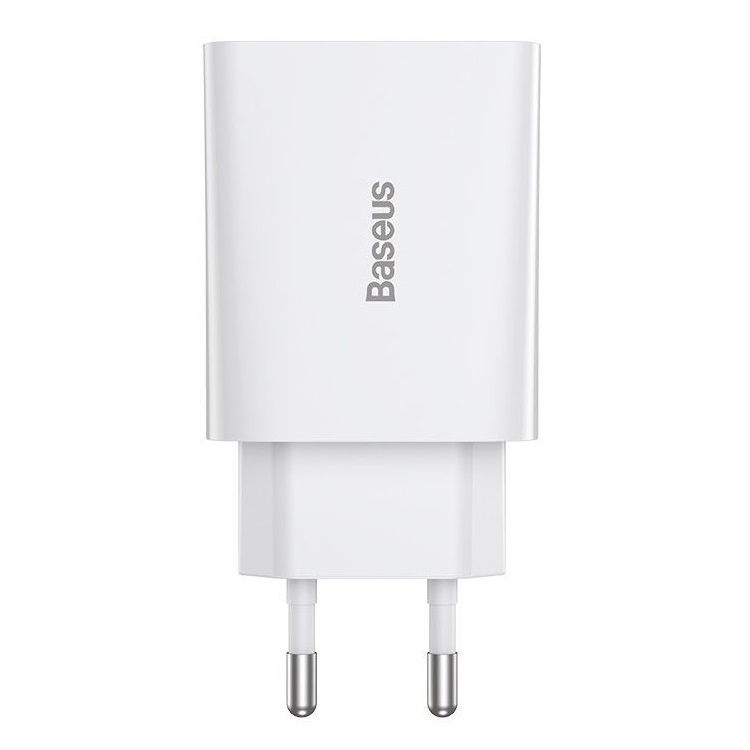 Сетевое зарядное устройство Baseus Speed Mini QC Quick Charger 1C 20W EU (CCFS-SN02) White