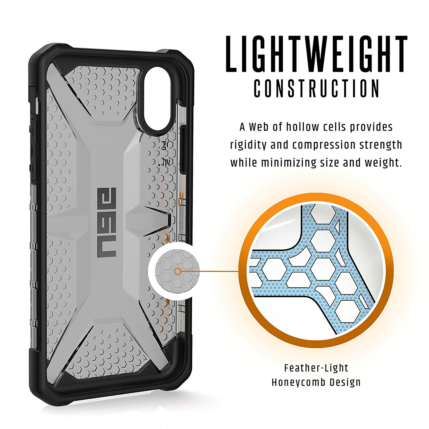 Чехол UAG Plasma Ash для iPhone Xr