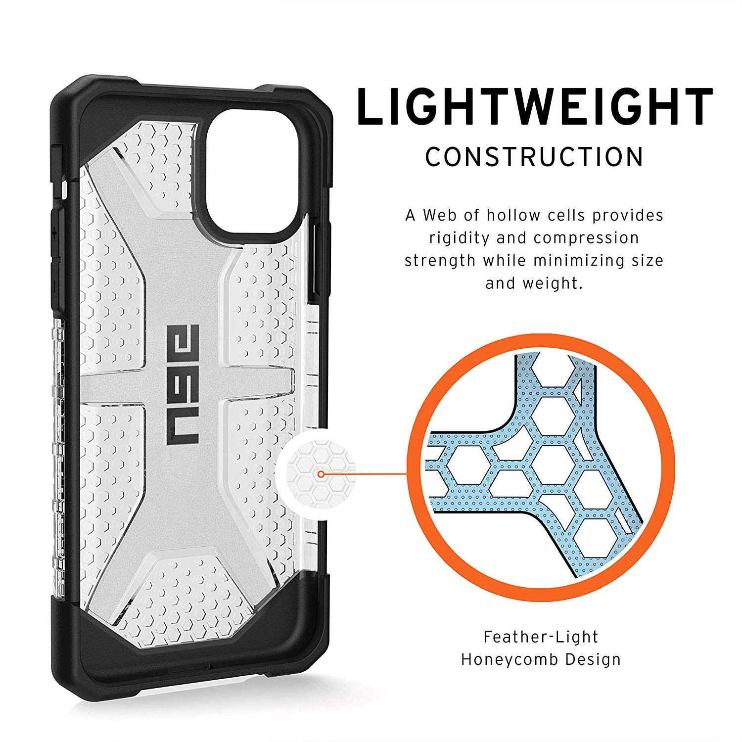 Противоударный защитный чехол UAG Plasma Ice для iPhone 11