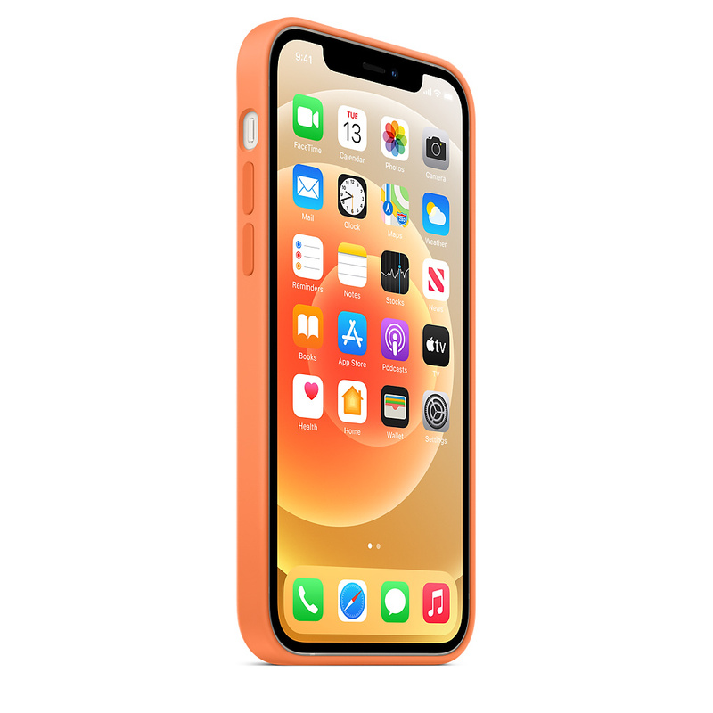 Силиконовый чехол Apple iPhone 12/12 Pro Silicone Case with MagSafe - Kumquat (MHKY3ZE/A) для iPhone 12/12 Pro