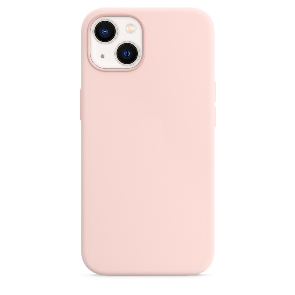 Силиконовый чехол Naturally Silicone Case with MagSafe Chalk Pink для iPhone 13