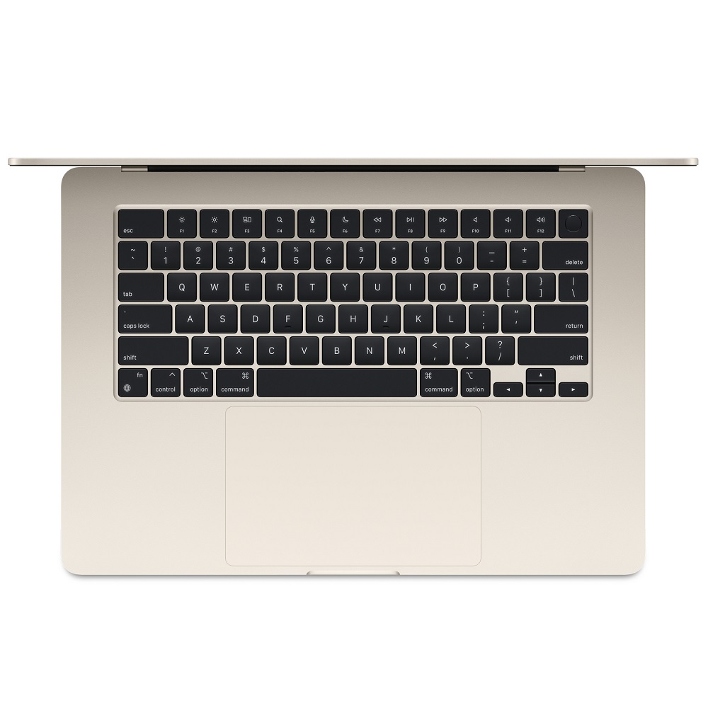 15.3 Ноутбук Apple MacBook Air 15 2024 2880x1864, Apple M3, RAM 8 ГБ, SSD 512 ГБ, Apple graphics 10-core, macOS, MRYT3, Starlight, английская раскладка