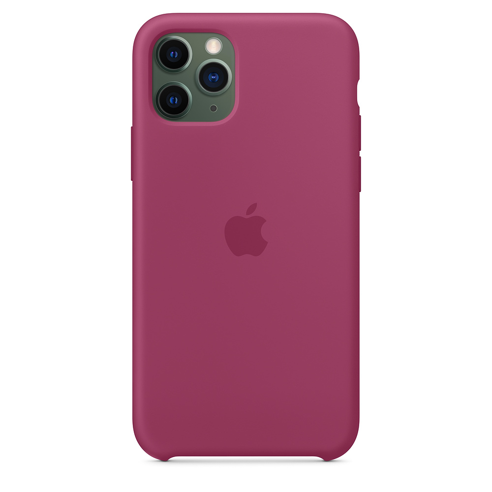 Силиконовый чехол Apple iPhone 11 Pro Silicone Case - Pomegranate (MXM62ZM/A) для iPhone 11 Pro