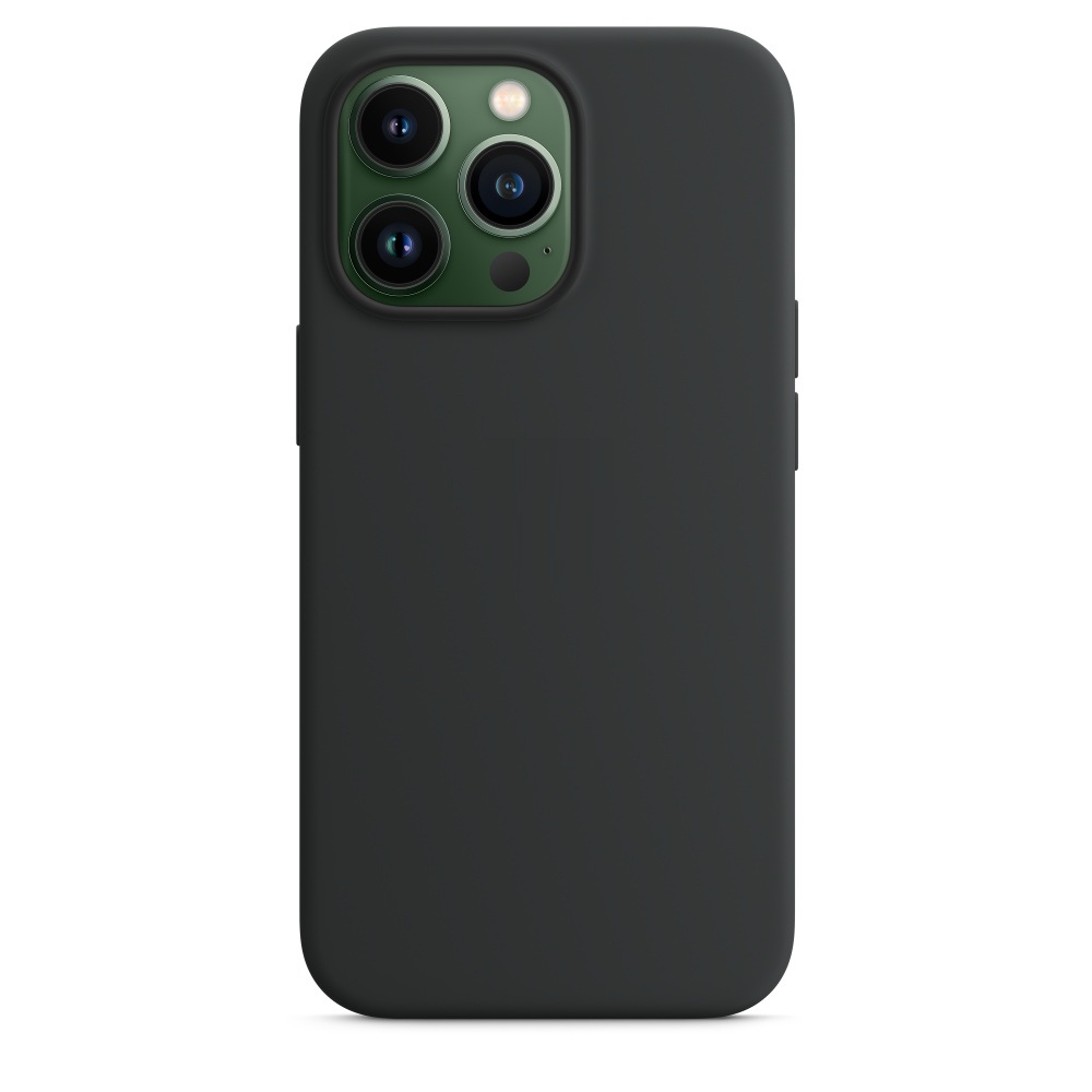 Силиконовый чехол Naturally Silicone Case with MagSafe Midnight для iPhone 13 Pro