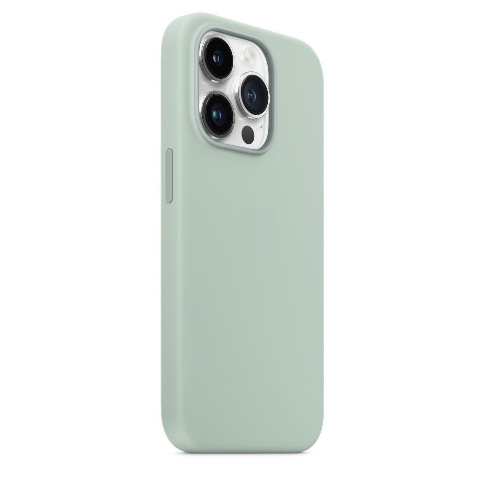 Силиконовый чехол Naturally Silicone Case with MagSafe Succulent для iPhone 14 Pro