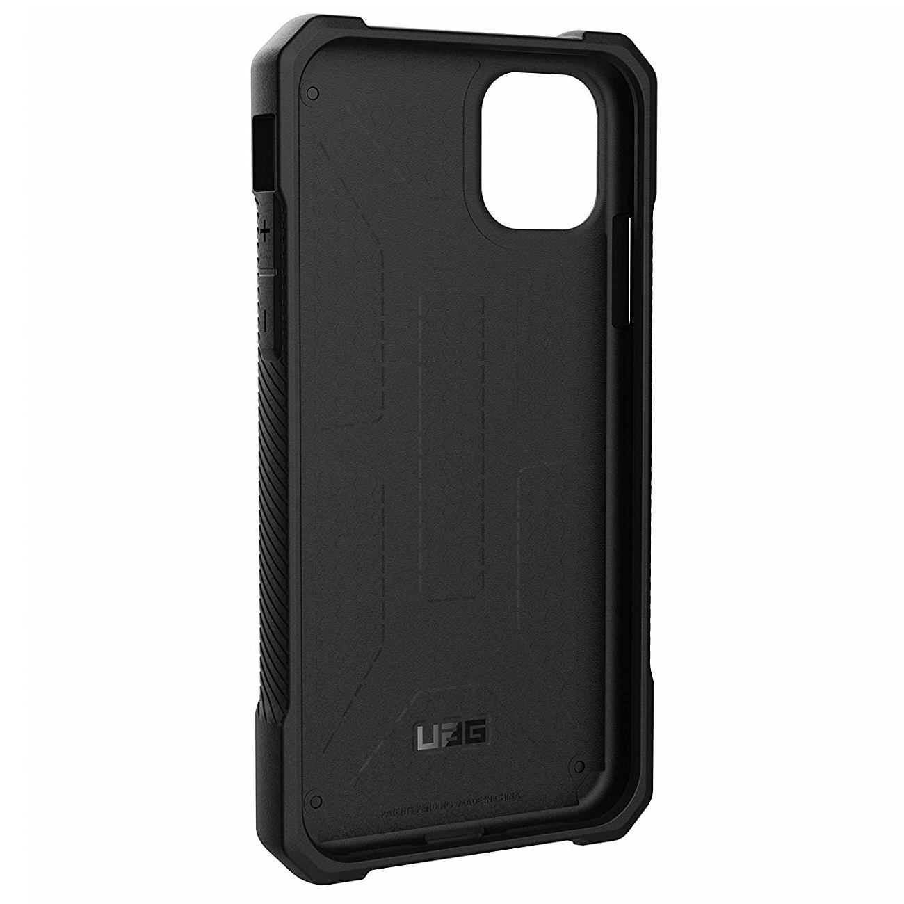 Противоударный защитный чехол UAG Monarch Black Leather для iPhone 11