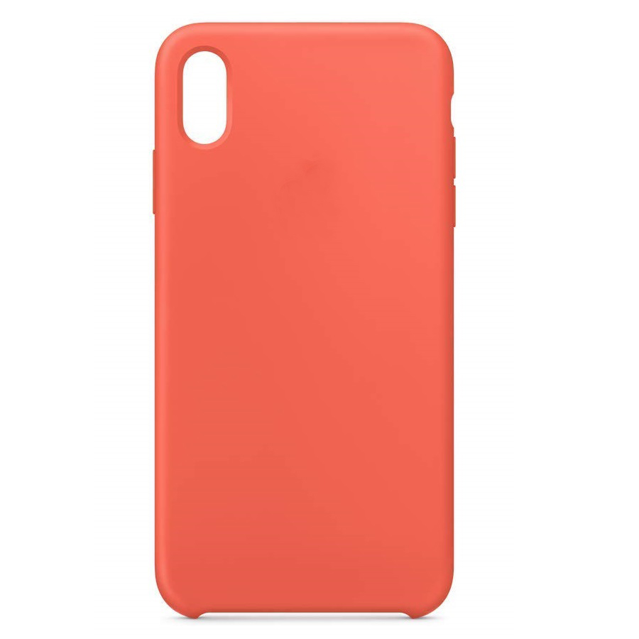 Силиконовый чехол Naturally Silicone Case Nectarine для iPhone XS