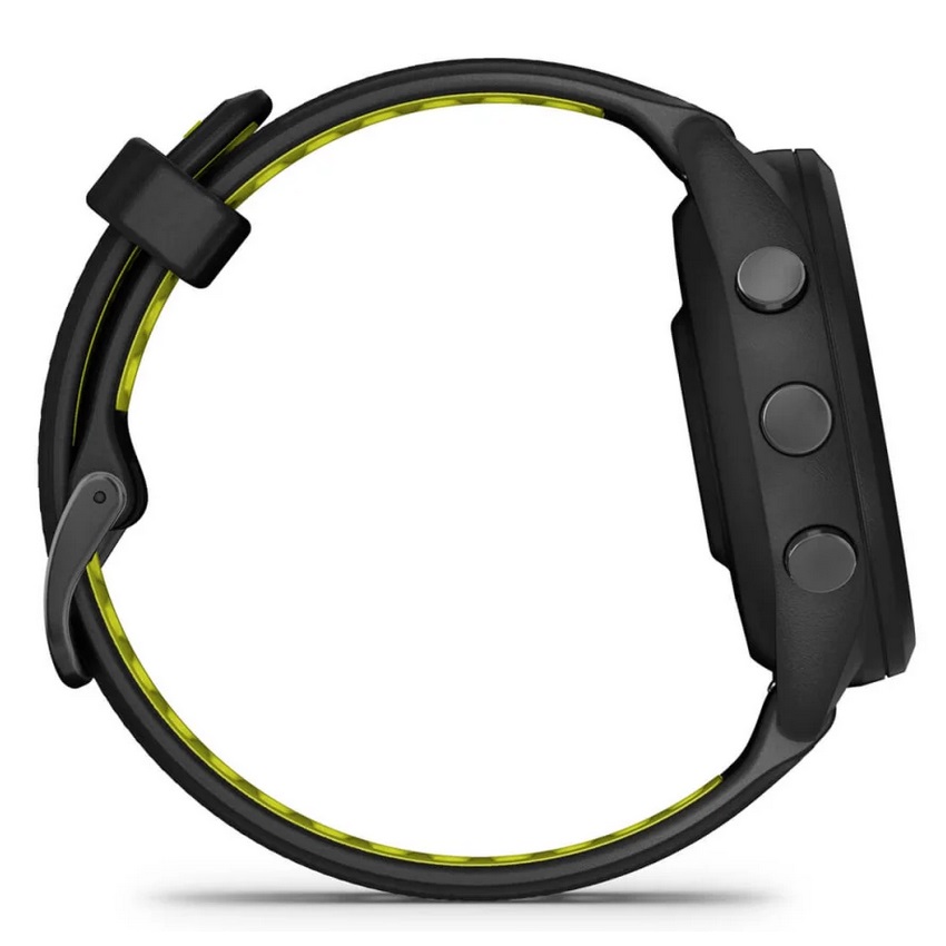 Умные часы Garmin Forerunner 265S Black Bezel and Case with Black/Amp Yellow Silicone Band (010-02810-13)