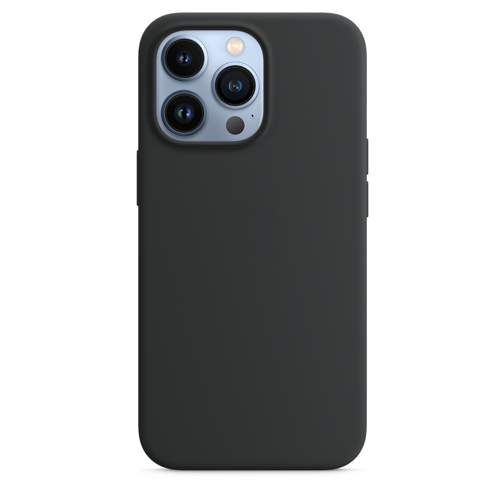 Силиконовый чехол Naturally Silicone Case with MagSafe Midnight для iPhone 13 Pro