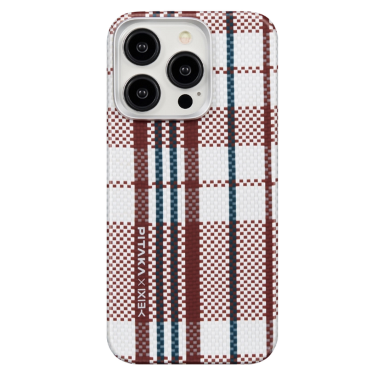 Чехол Pitaka MagEZ Case 5 для iPhone 15 Pro (6.1) Red/White and blue lines