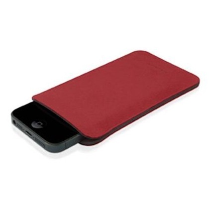 Чехол Macally Microfiber Pouch Red для iPhone 5S/SE